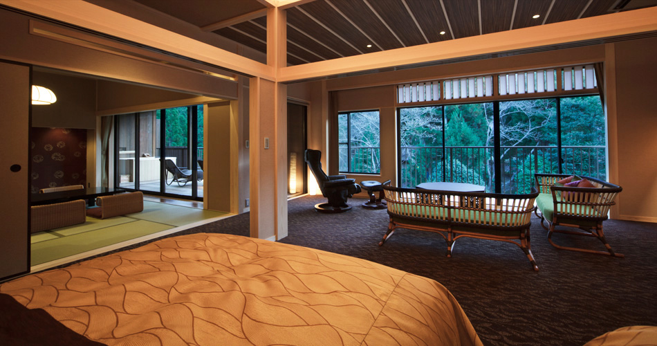 Suisen suite with open air bath