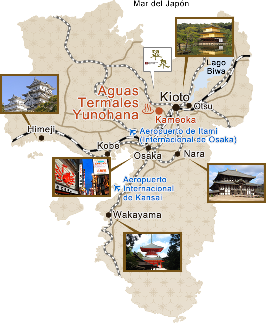 Mapa de Kioto